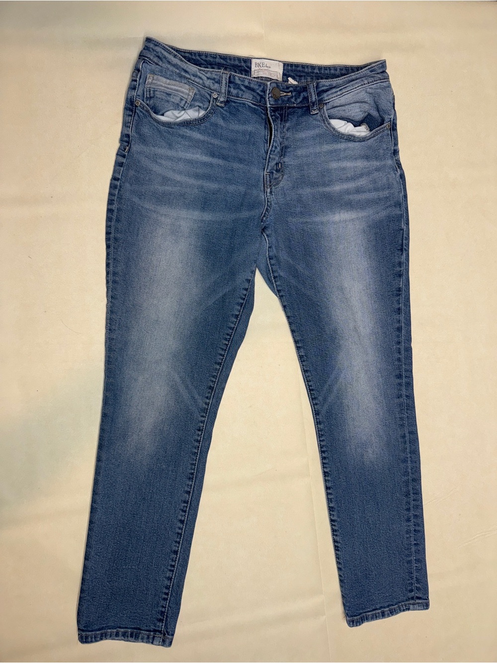 Classic Medium Blue Skinny Jeans — Comfortable Stretch Fit